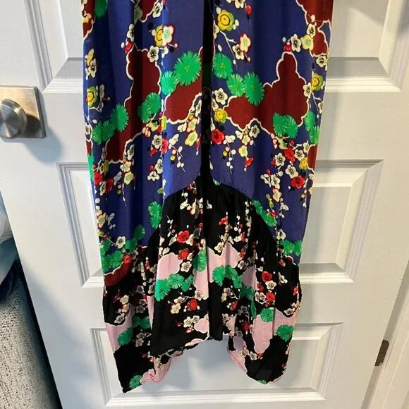 Rixo London Long Sleeve 100% Silk Dress - Picture 3 of 7